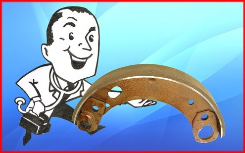 Brake shoes - new and bonded